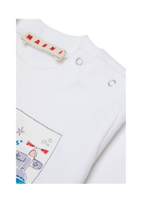 Felpa con logo MARNI KIDS | M01890 M00SH0M100